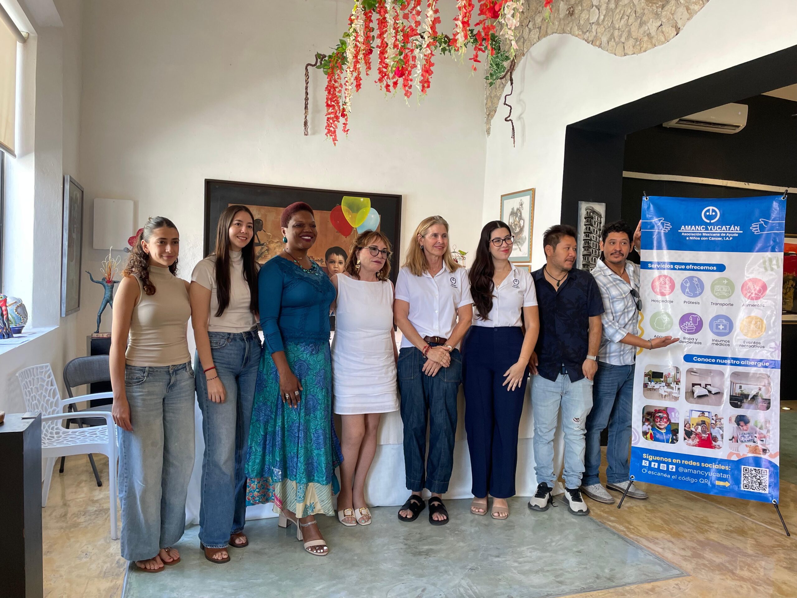 Arte con propósito: colección internacional se subasta en Mérida a beneficio de AMANC