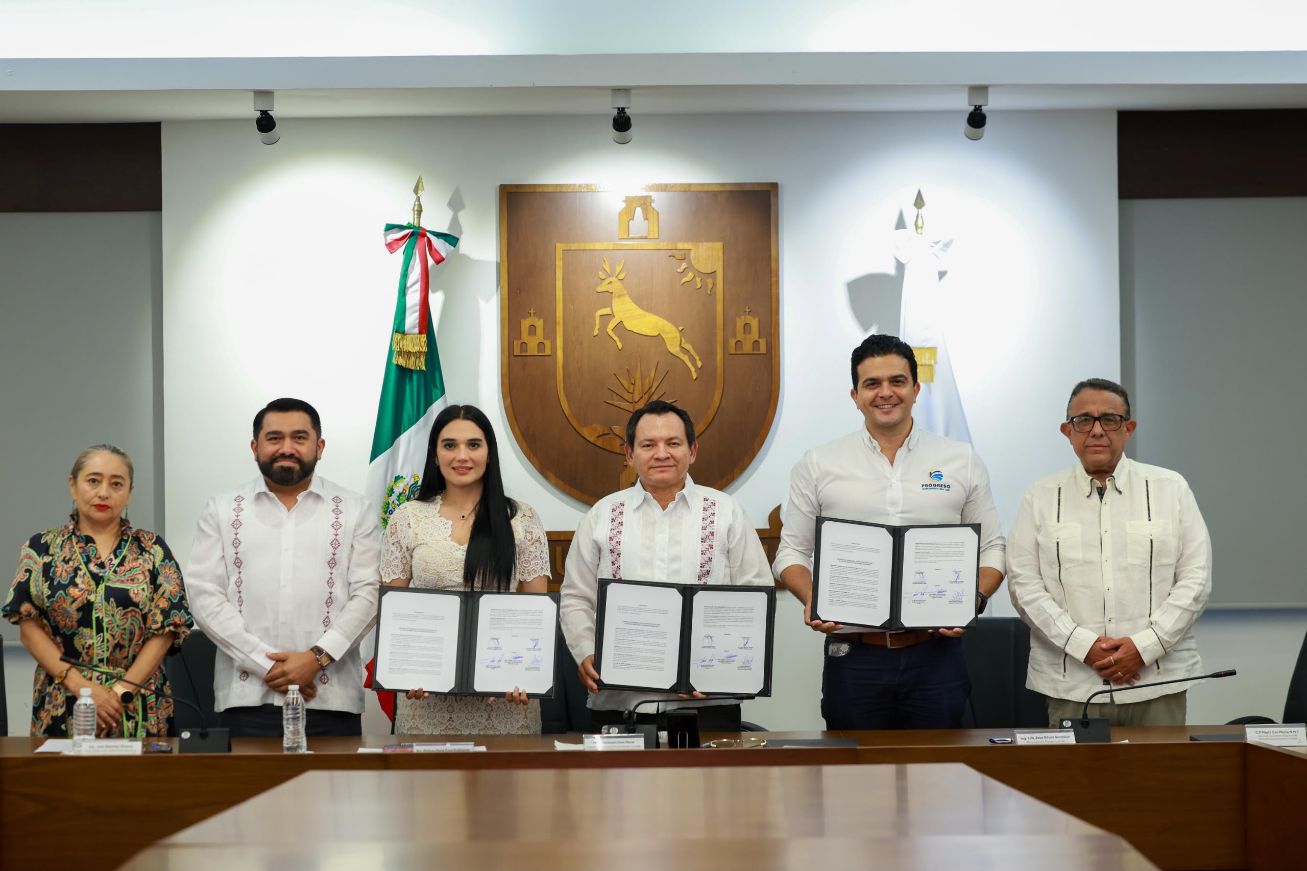 Convenio entre Gobierno del Estado, Izamal y Progreso permitirá más obras y mejores servicios para las familias