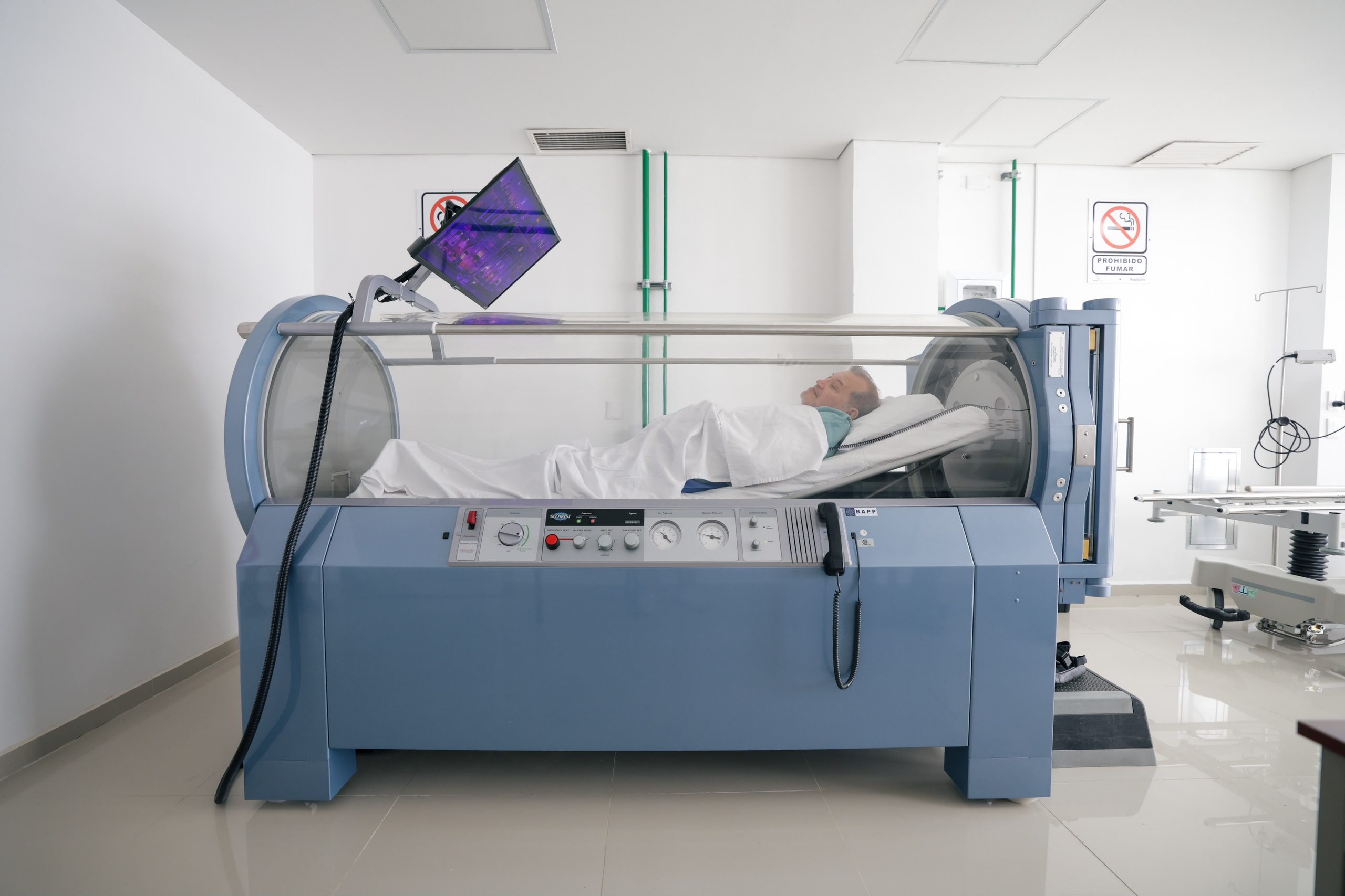 Cámara hiperbárica de Progreso: 181 sesiones desde junio para buzos y pacientes